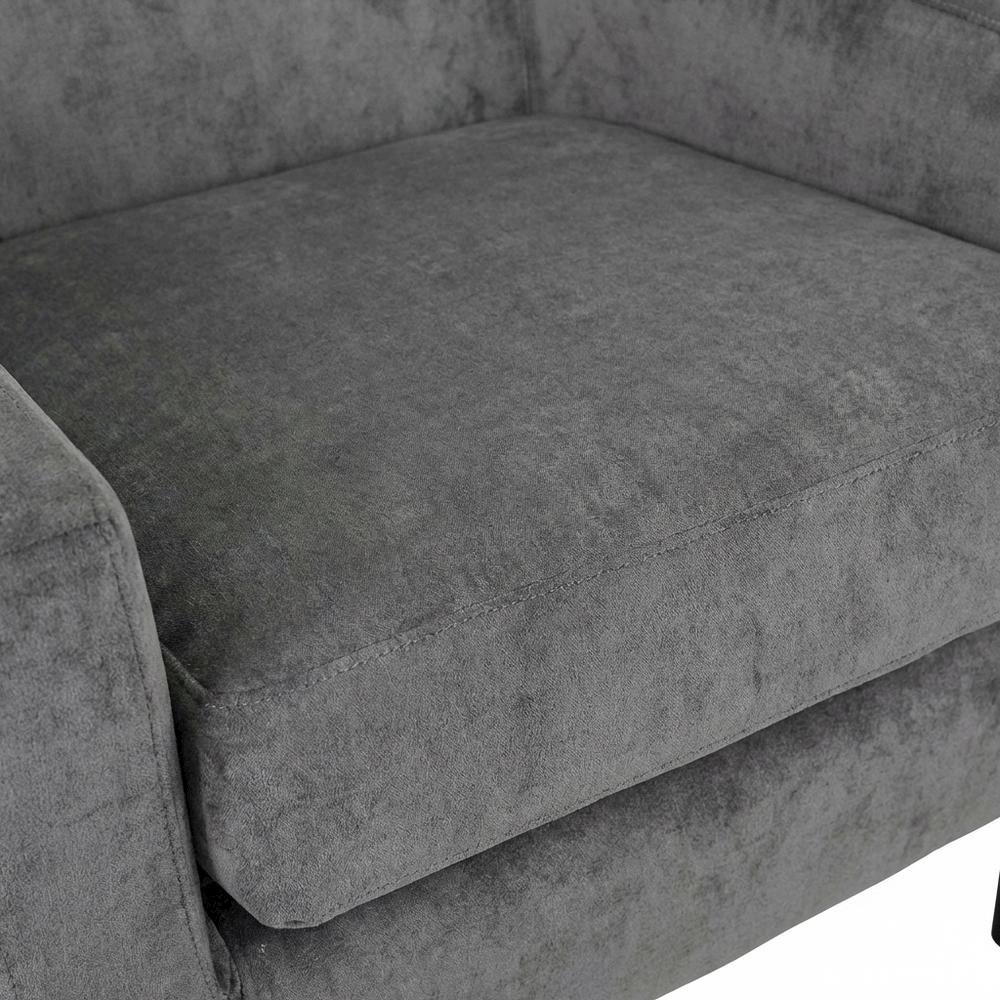 Emma Lounge Chair - Platinum Silver. Picture 3