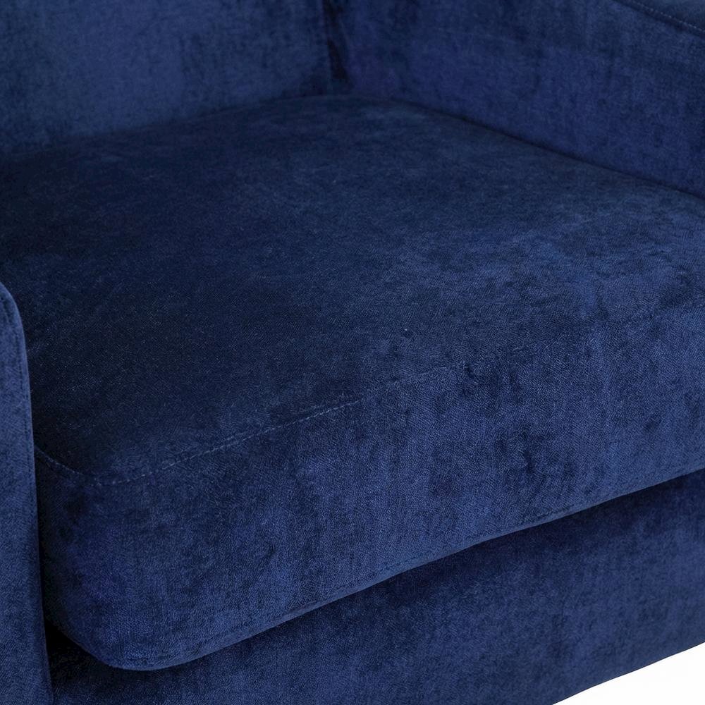 Emma Lounge Chair - Royal Blue. Picture 3