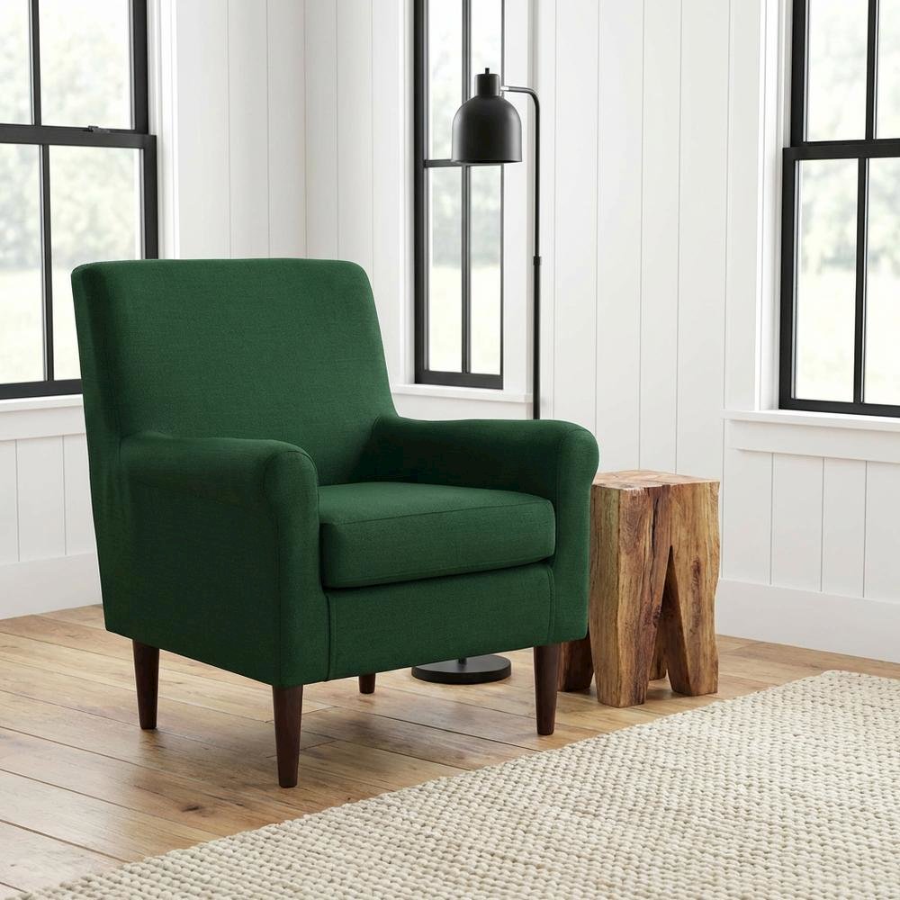 Ellis Rolled Arm Lounge Chair. Picture 2