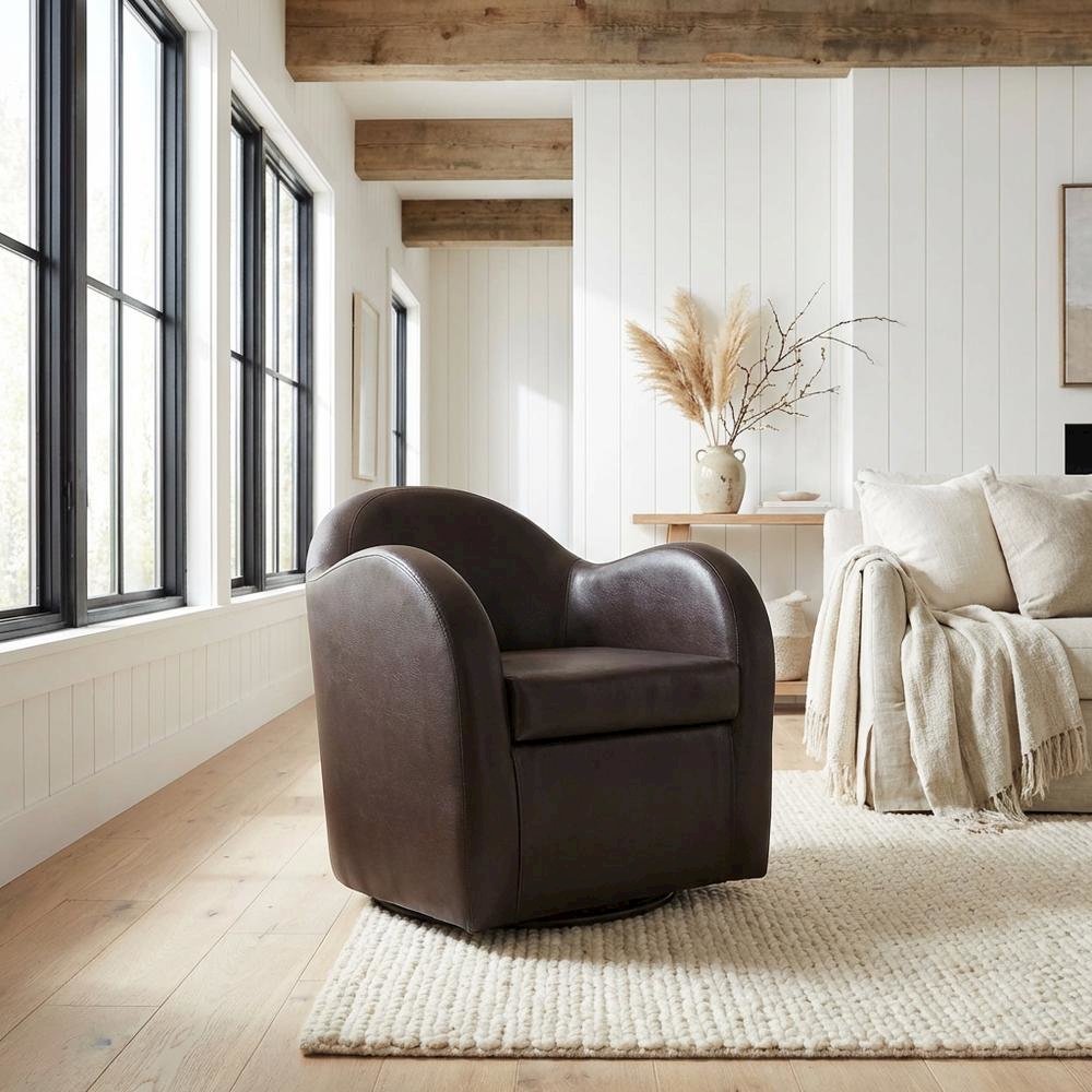 Big Max Swivel - Rodeo Brown. Picture 2