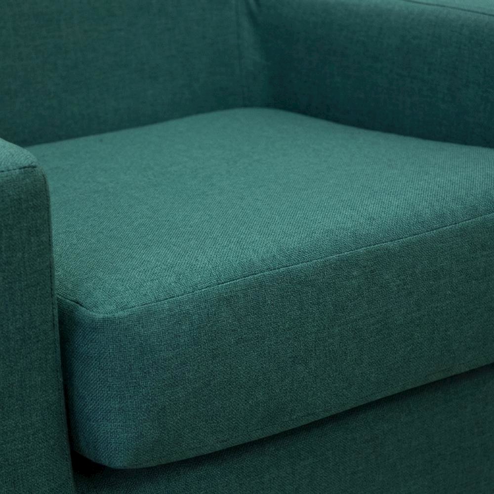 Emma Arm Chair - Caribbean Teal. Picture 3