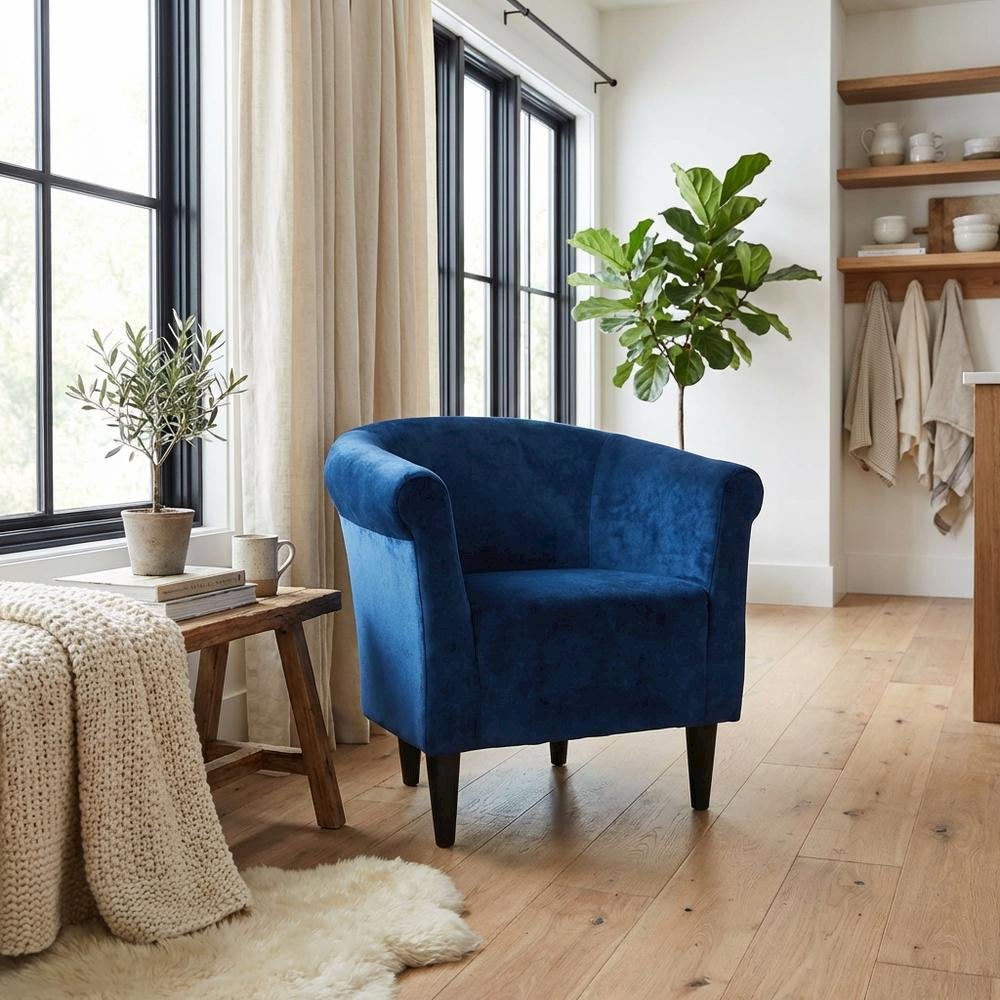 Savannah Club Chair - Elizabeth Royal Blue. Picture 2