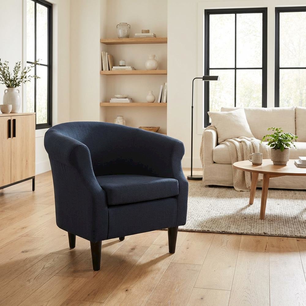 Nikole Club Chair - Klein Navy Blue. Picture 2