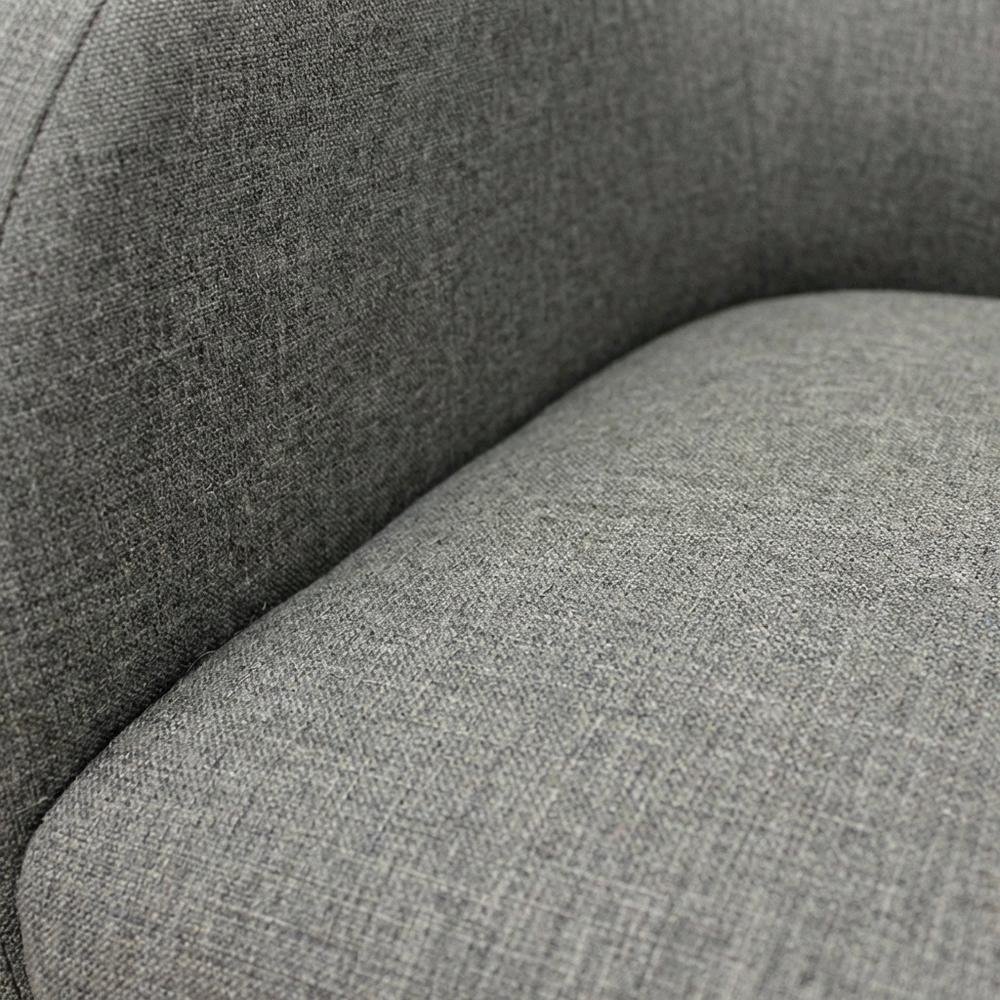 Julian Mid Century Arm Chair - Quartz. Picture 3