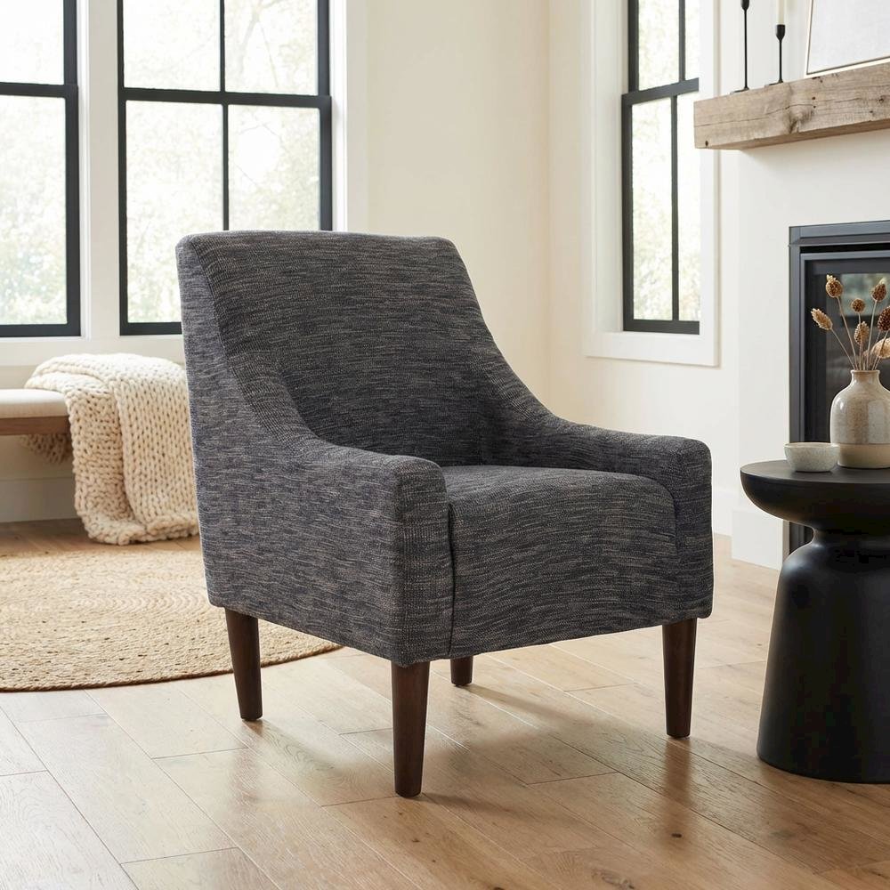 Shea Lounge Chair - Hampden Charcoal. Picture 2