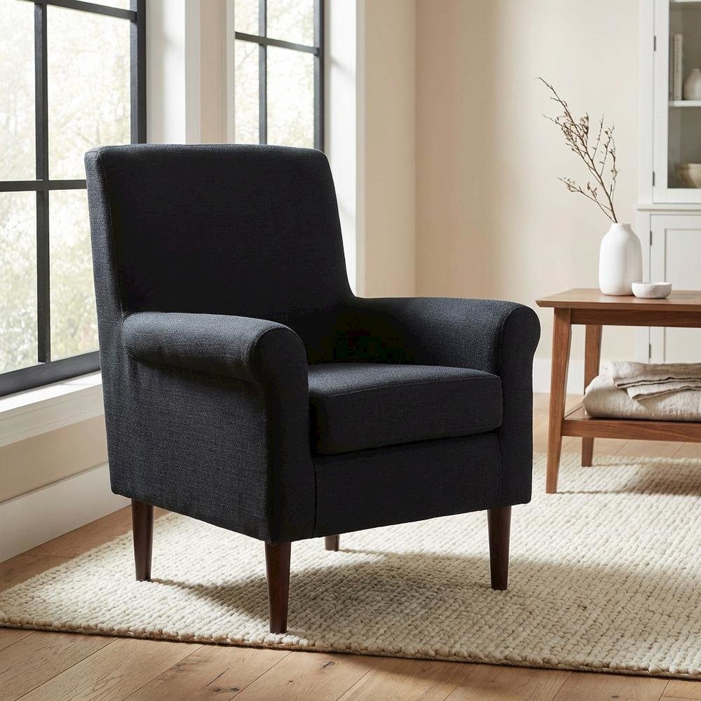 Ellis Rolled Arm Lounge Chair. Picture 2