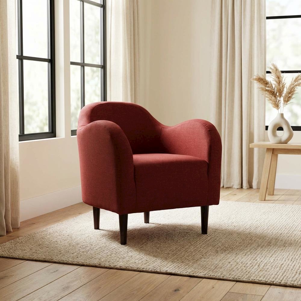 Julian Mid Century Arm Chair - Picante. Picture 2