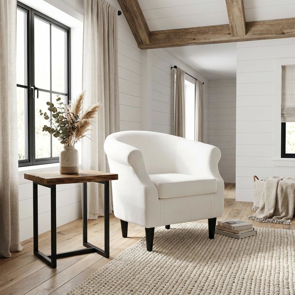 Nikole Club Chair - Depalma Ivory. Picture 2