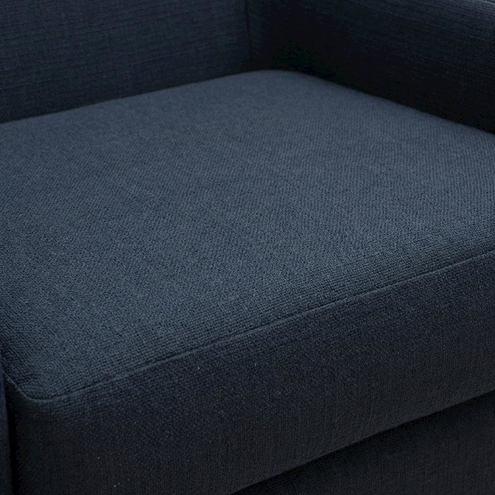 Emma Lounge Chair - Midnight Blue. Picture 3