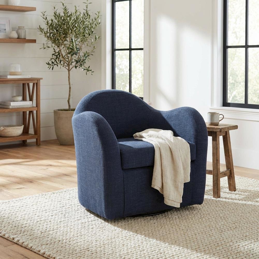 Bix Maxx Swivel Chair  - Blake Ink. Picture 2