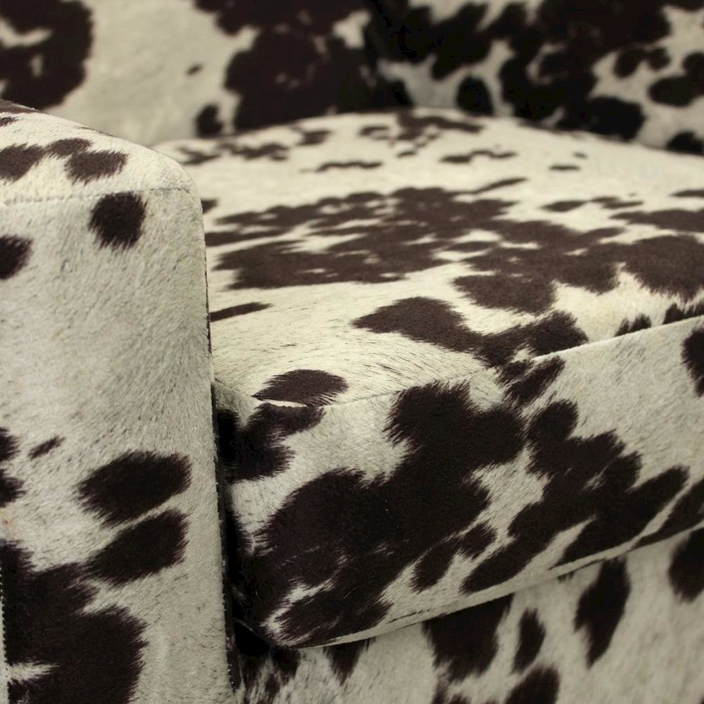 Emma Arm Chair - Cowhide Brown. Picture 3