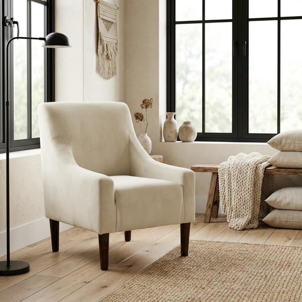 Shea Lounge Chair - Bella Bone. Picture 2