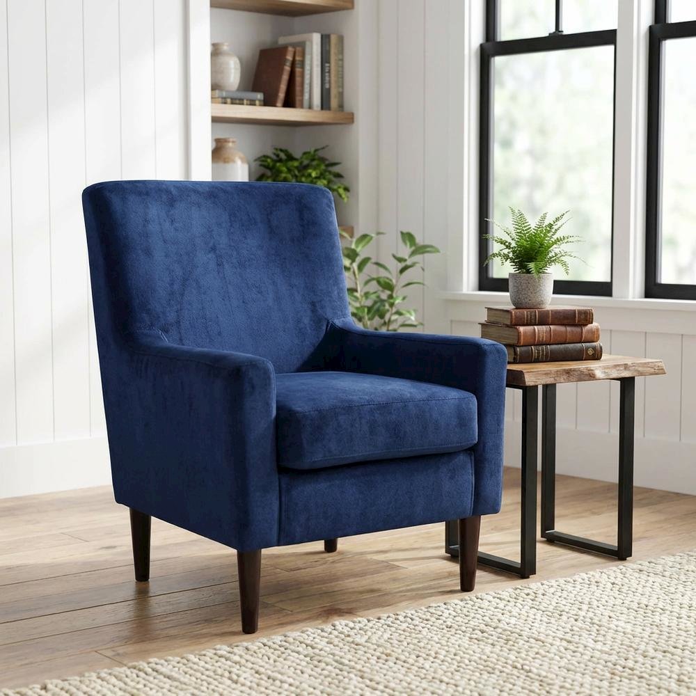 Emma Lounge Chair - Royal Blue. Picture 2