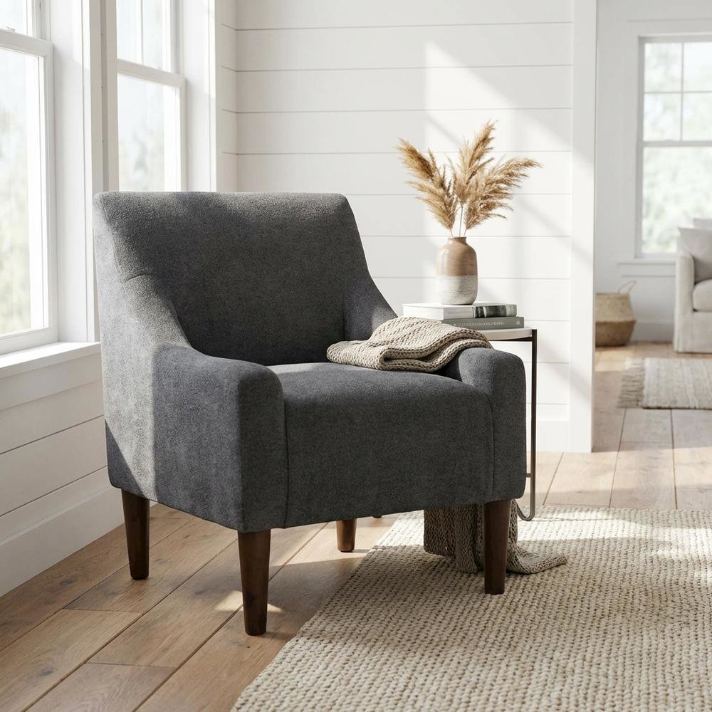 Shea Lounge Chair  - Chloe Slate. Picture 2