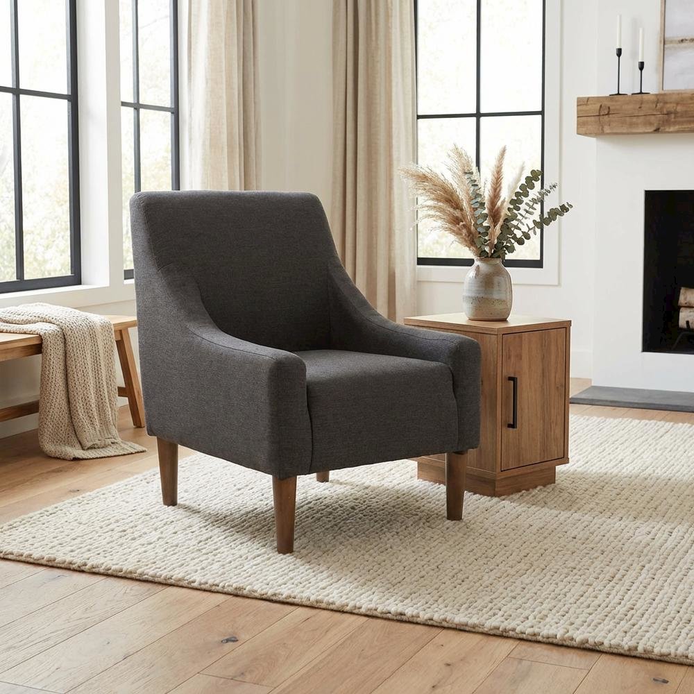 Shea Lounge Chair - Jitterbug Gray. Picture 2