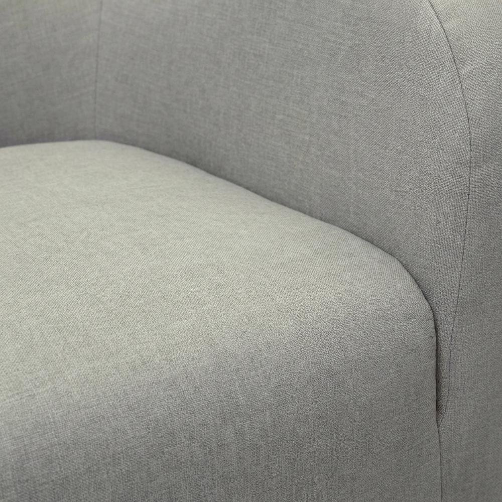 Julian Mid Century Arm Chair - Oatmeal. Picture 3