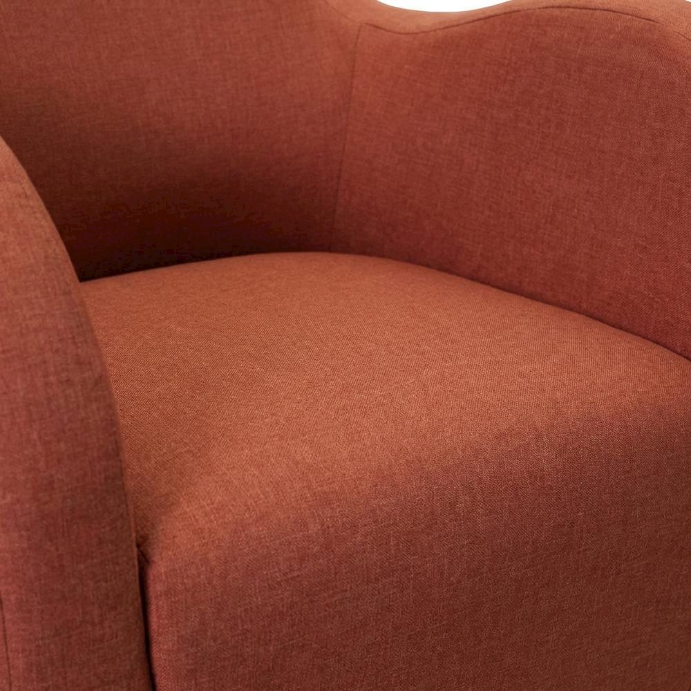 Julian Mid Century Arm Chair - Mango. Picture 3