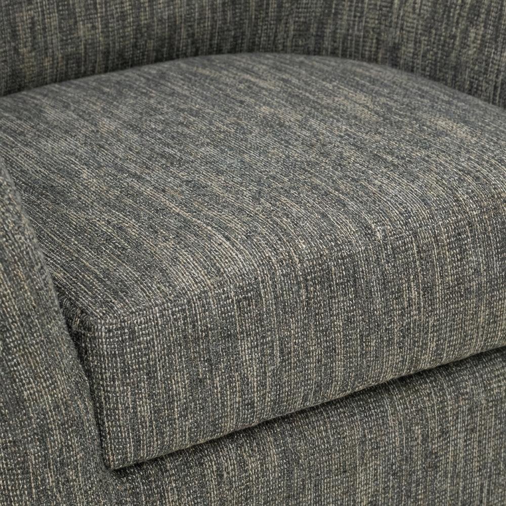 Tub Swivel Chair  - Hampden Charcoal. Picture 3