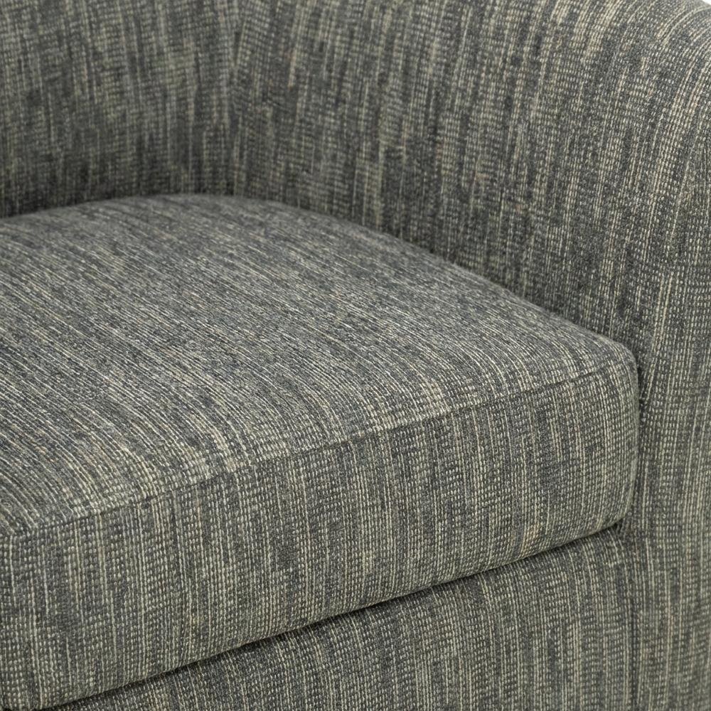 Windsor Swivel Chair  - Hampden Charcoal. Picture 3