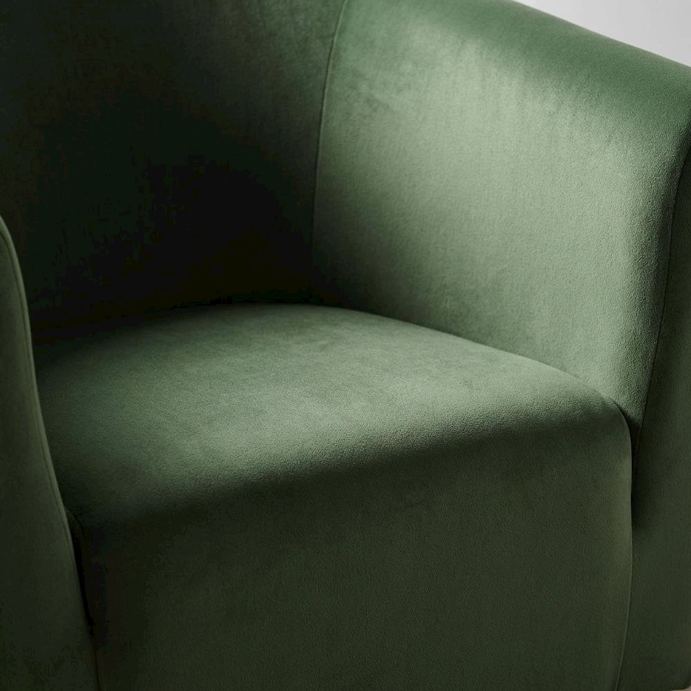 Savannah Club Chair - Microfiber Forrest Green. Picture 3