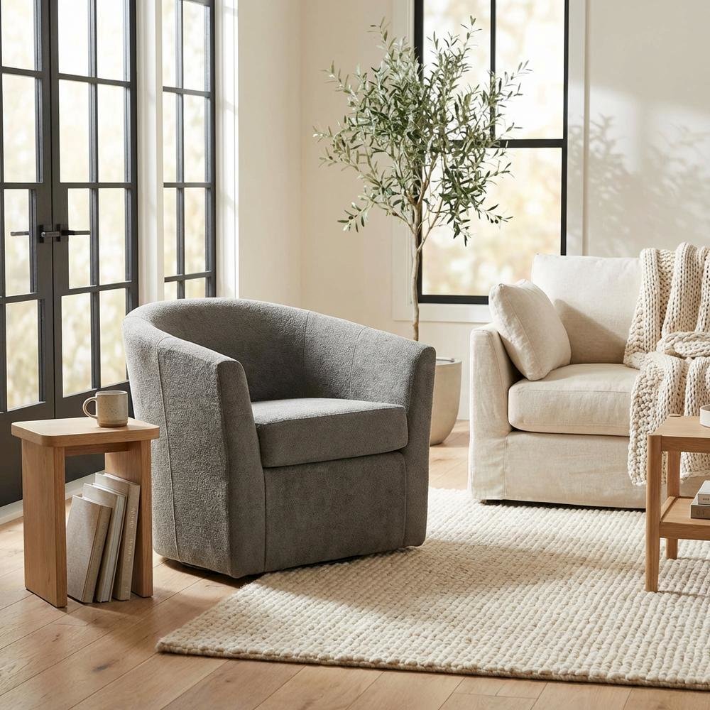 Windsor Swivel Chair  - Milo Ash. Picture 2