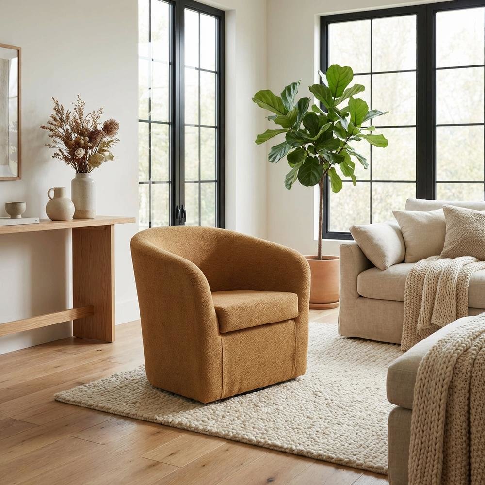 Tubs Swivel Chair  - Milo Spice. Picture 2