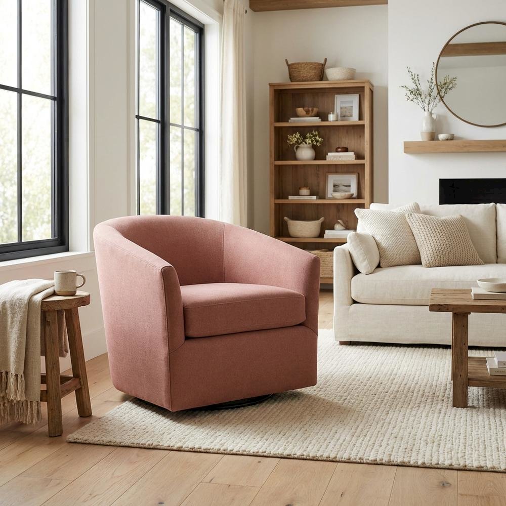 Windsor Swivel Chair  - Rose. Picture 2