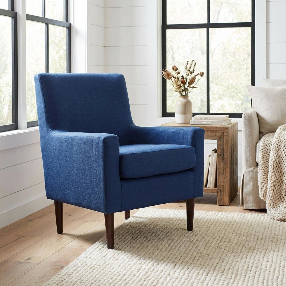 Emma Lounge Chair - Marine Blue. Picture 2