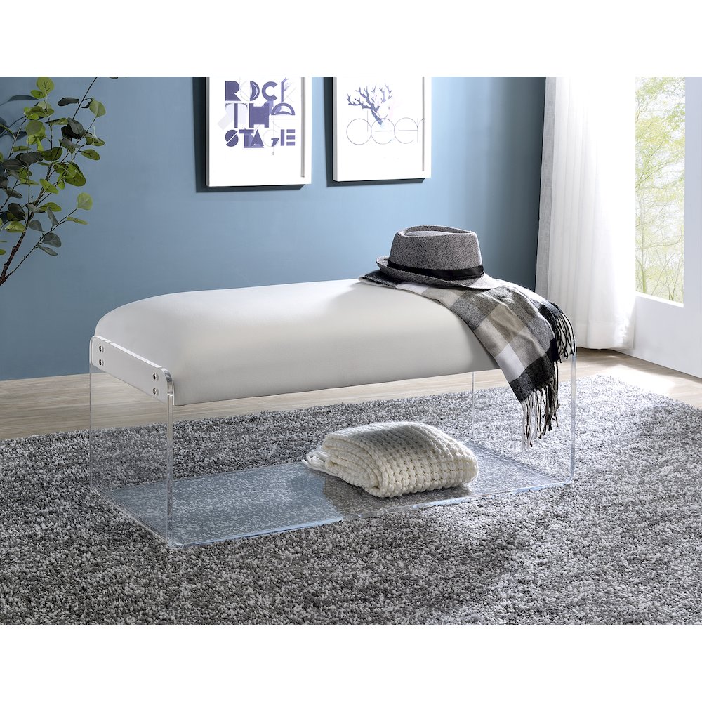 Nicolas Acrylic Bench. Picture 2