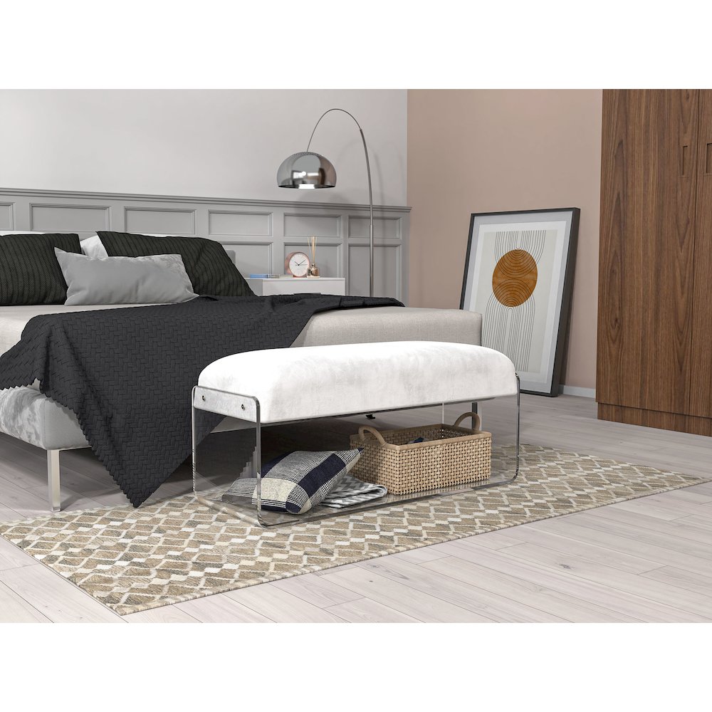 Nicolas Acrylic Bench. Picture 4