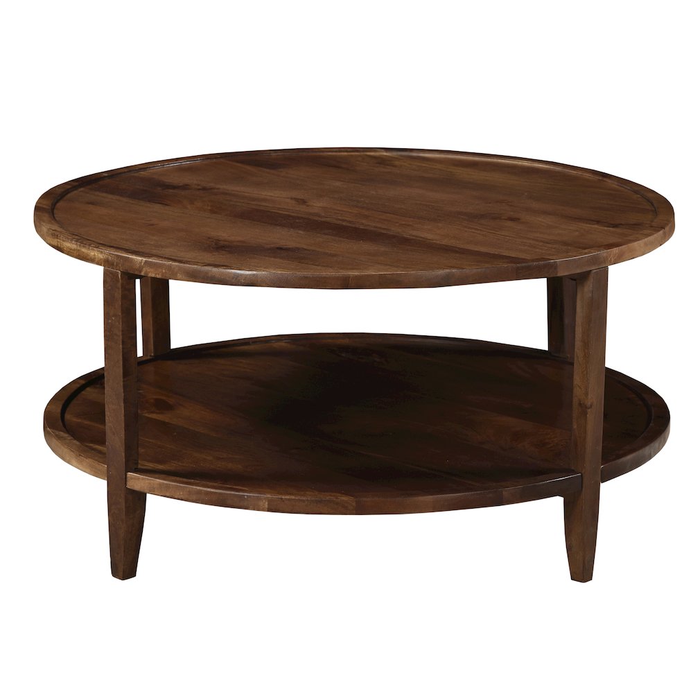 Brown Solid Natural Mango Wood Large Square Coffee Table. Picture 1