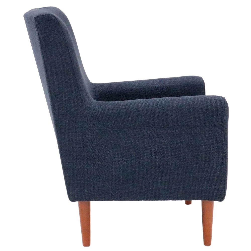 Ellis Lounge Chair  - Blake Ink. Picture 5