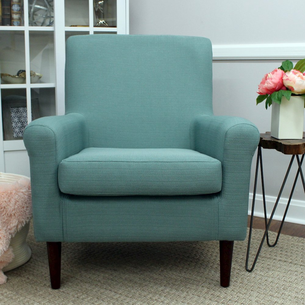 Ellis Rolled Arm Lounge Chair - Depalma. Picture 6