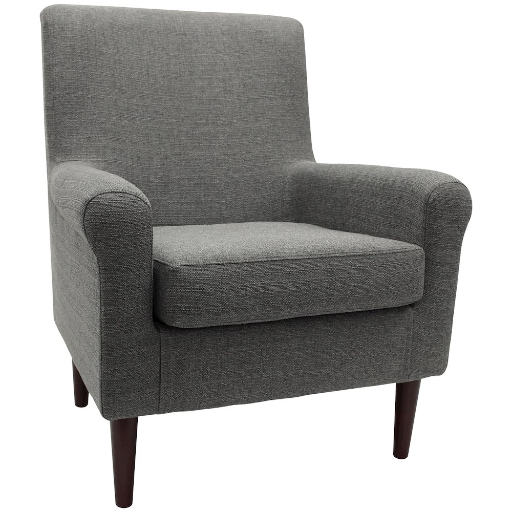 Ellis Rolled Arm Lounge Chair. Picture 1