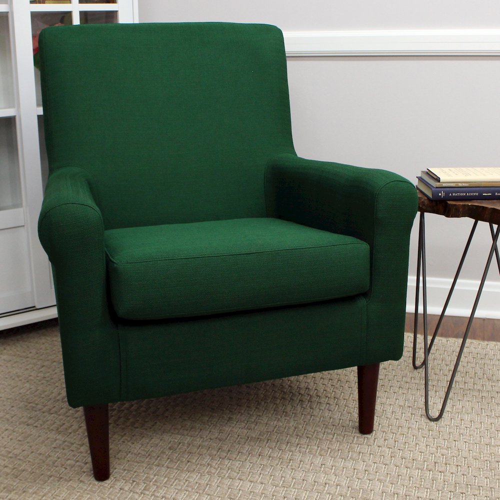 Ellis Rolled Arm Lounge Chair. Picture 6