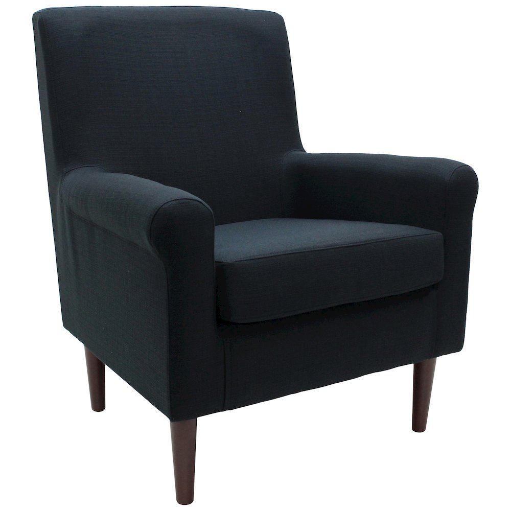 Ellis Rolled Arm Lounge Chair. Picture 1