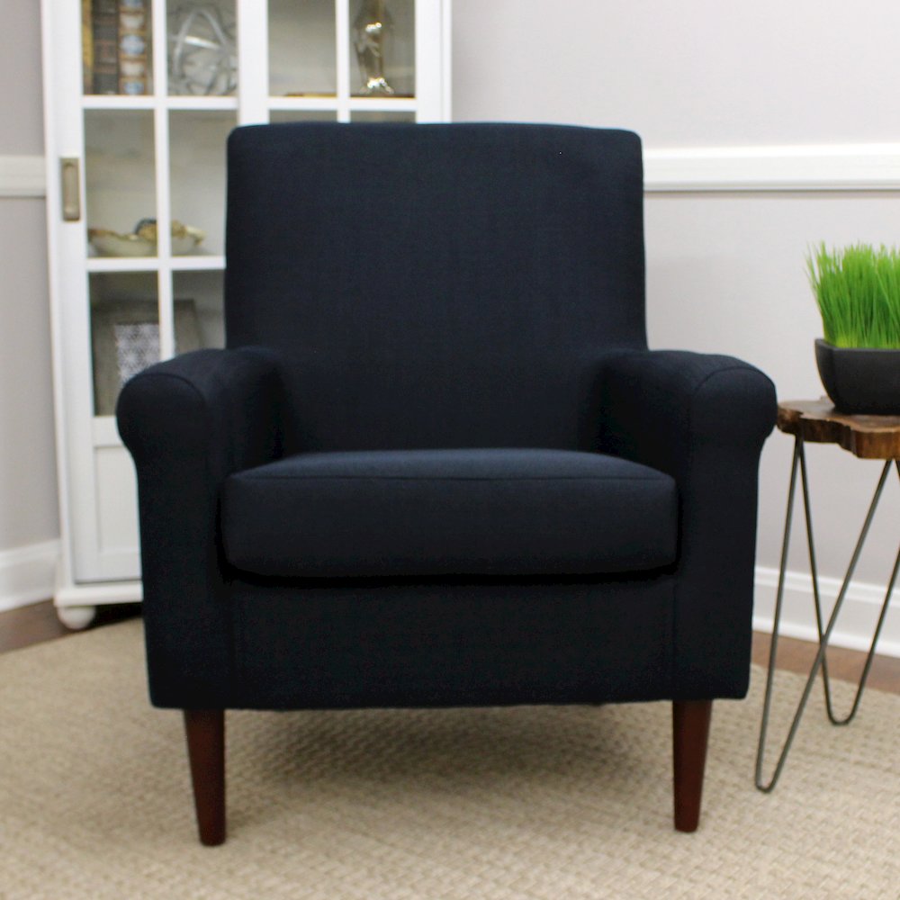 Ellis Rolled Arm Lounge Chair. Picture 6