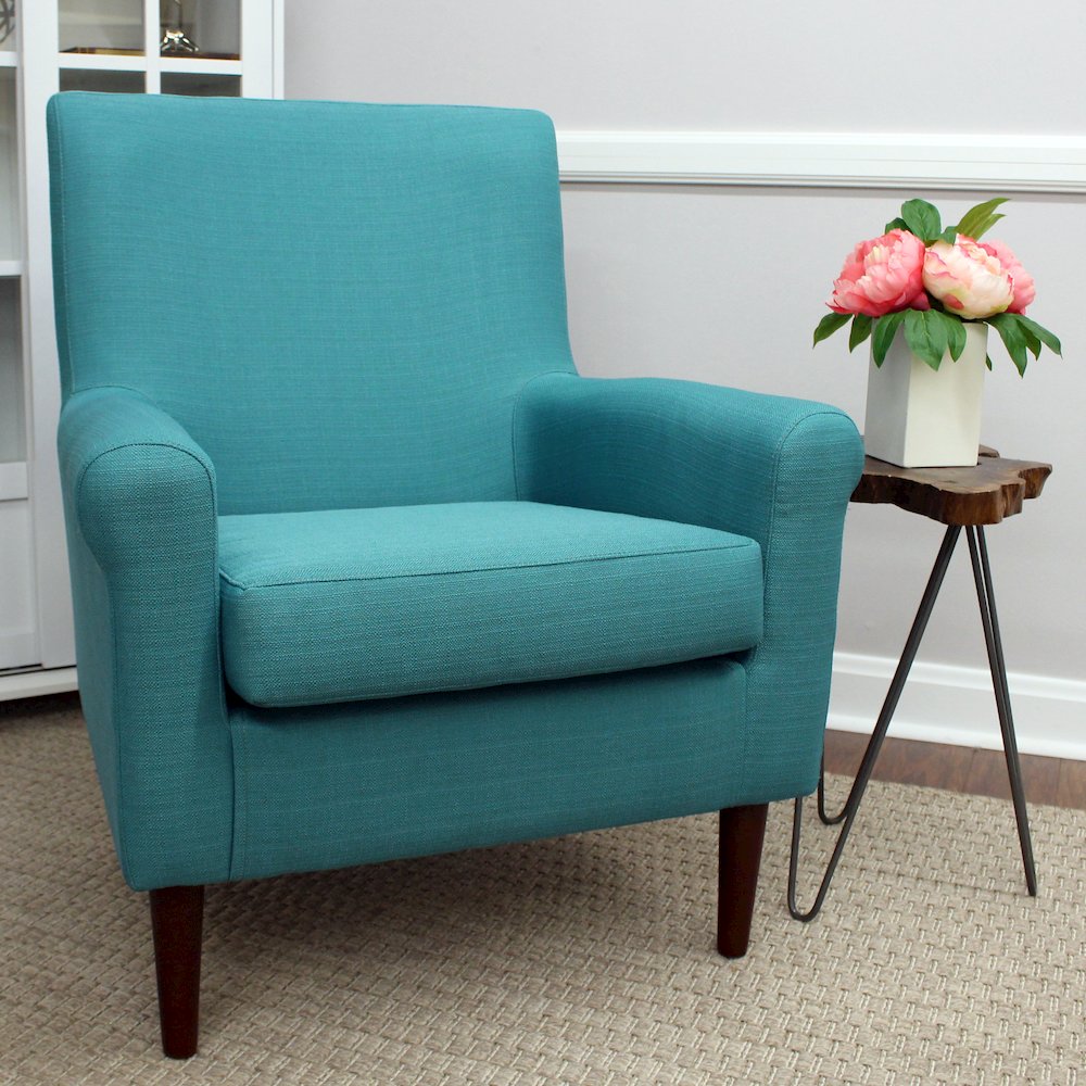 Ellis Rolled Arm Lounge Chair. Picture 5