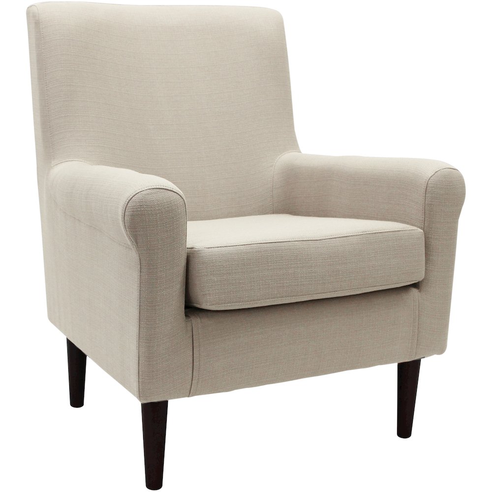 Ellis Rolled Arm Lounge Chair. Picture 1