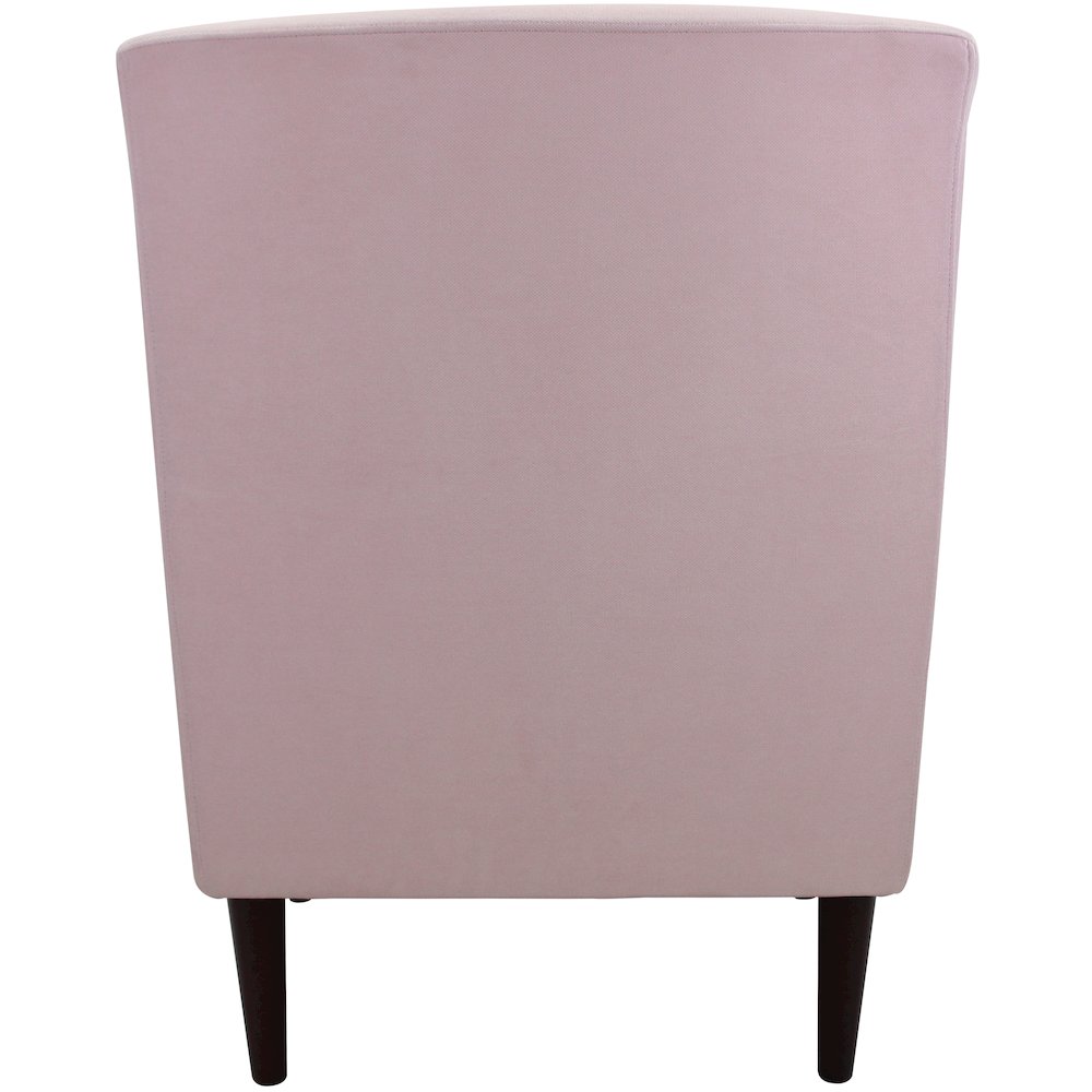 Ellis Rolled Arm Lounge Chair - Pink. Picture 4