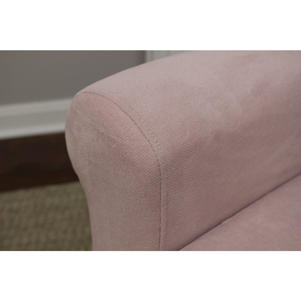Ellis Rolled Arm Lounge Chair - Pink. Picture 6