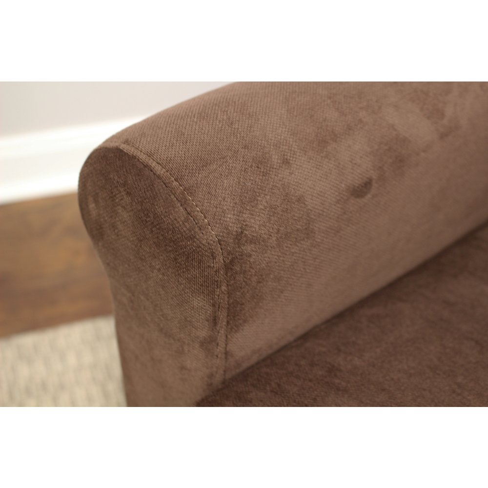 Ellis Rolled Arm Lounge Chair - Pecan. Picture 5
