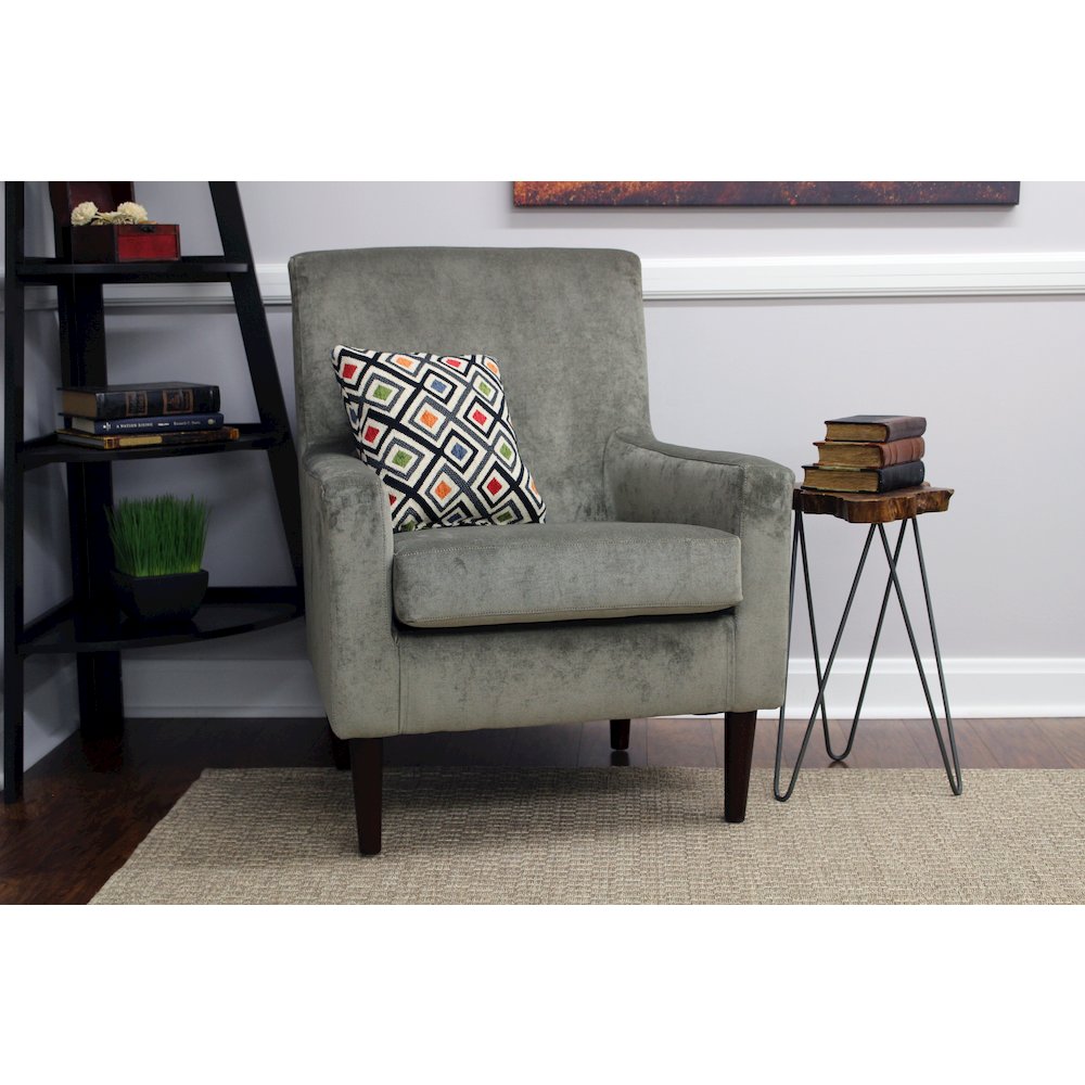 Emma Lounge Chair - Platinum Silver. Picture 8