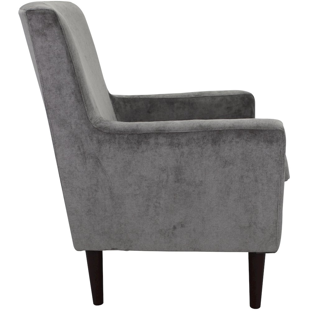 Emma Lounge Chair - Platinum Silver. Picture 6