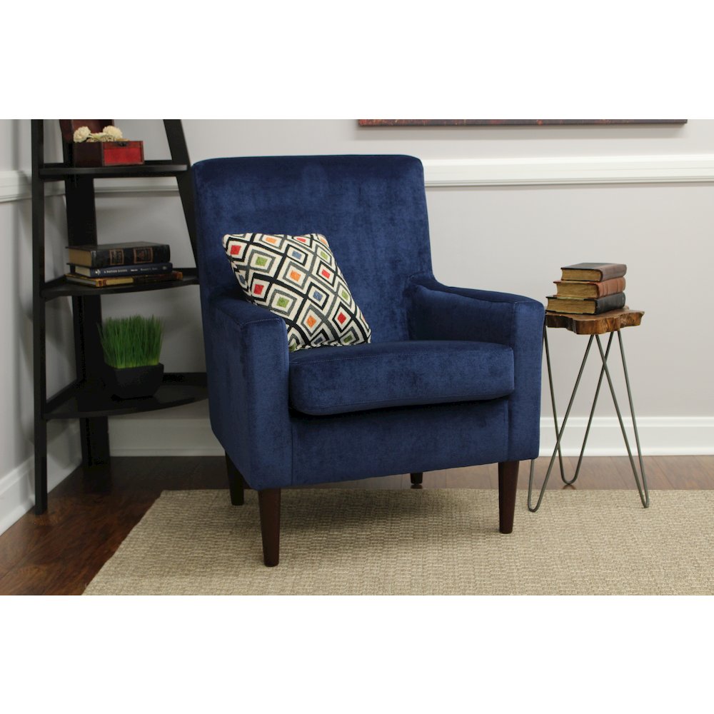 Emma Lounge Chair - Royal Blue. Picture 6