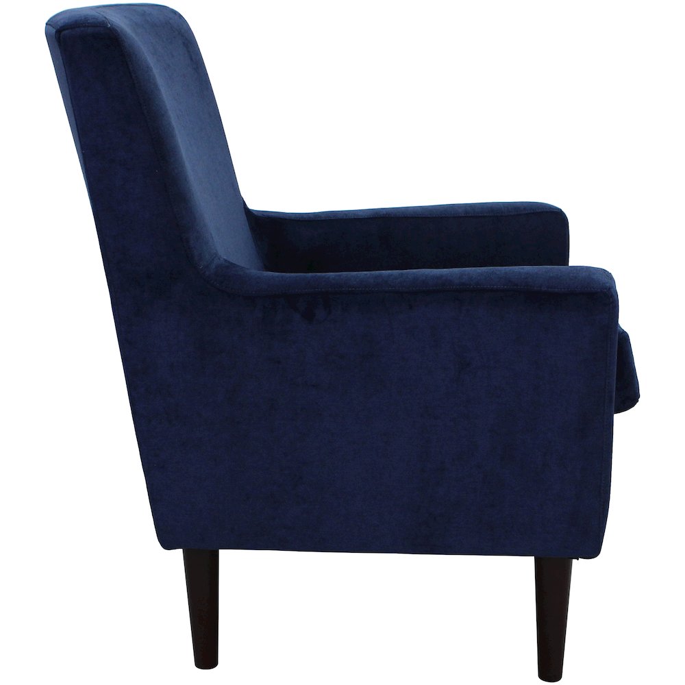 Emma Lounge Chair - Royal Blue. Picture 7