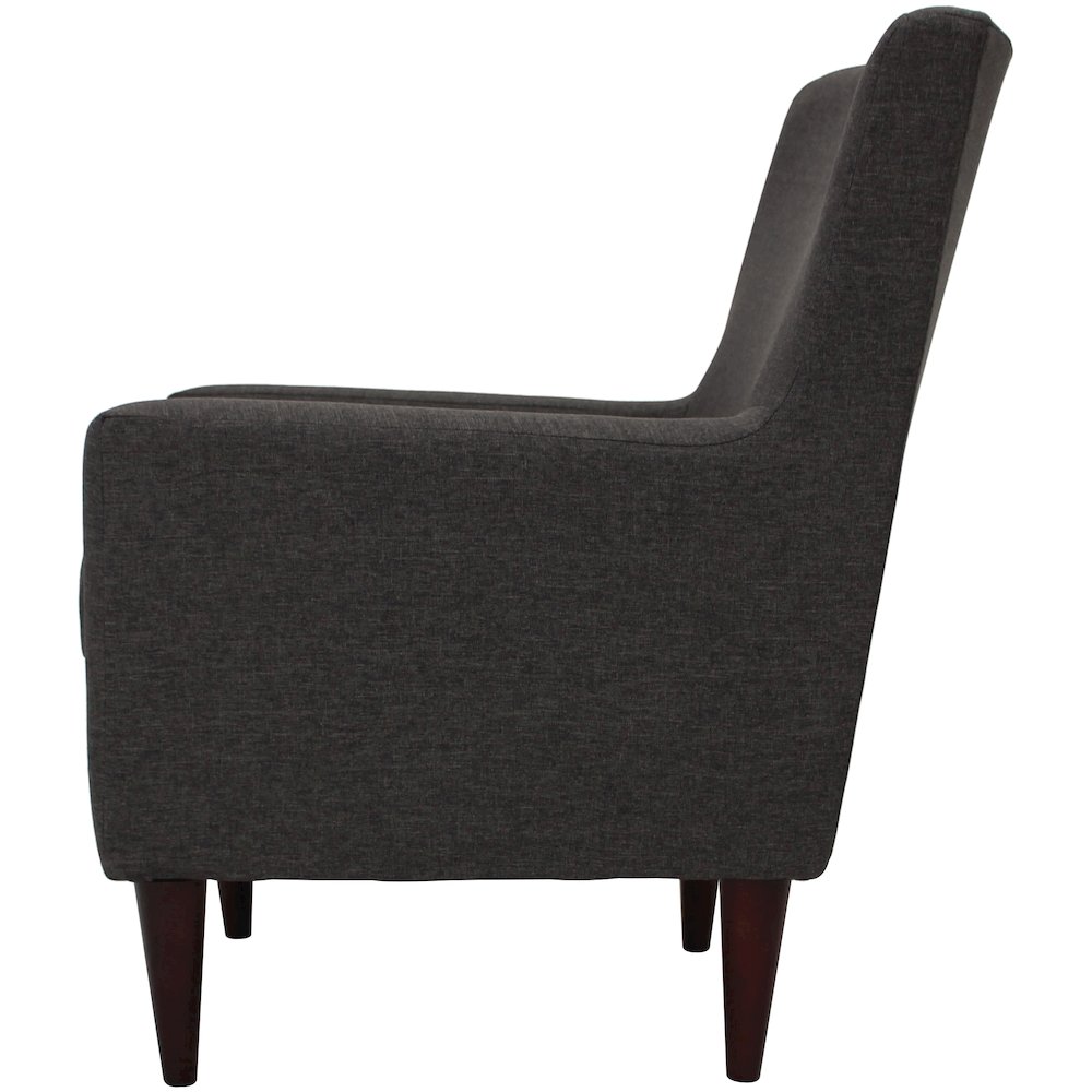 Emma Arm Chair - Gray. Picture 3
