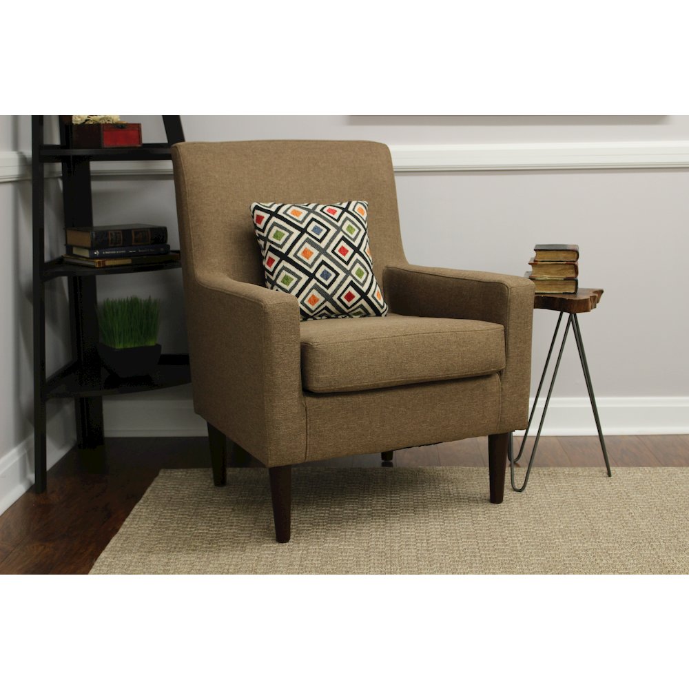 Emma Arm Chair - Pecan. Picture 7