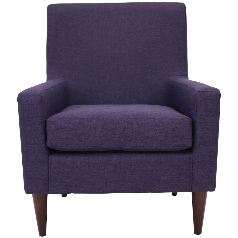 Emma Arm Chair - Eggplant. Picture 8