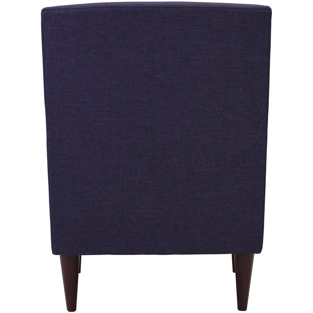 Emma Arm Chair - Eggplant. Picture 4